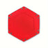 Hexagon Felt Fabric Dice Tray